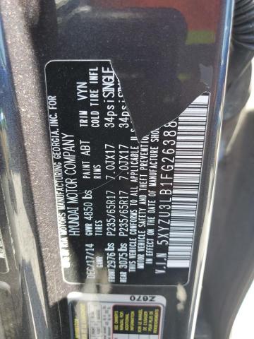 2015 HYUNDAI SANTA FE S 5XYZU3LB1FG263885