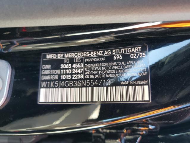 2025 MERCEDES-BENZ CLA 250 W1K5J4GB3SN554713