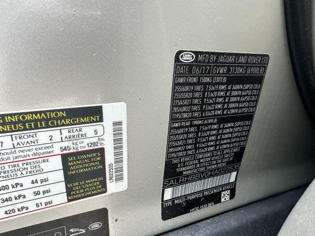 2017 LAND ROVER DISCOVERY SALRHBBV0HA022535