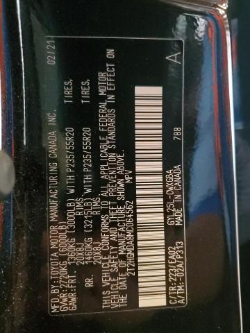 2021 LEXUS RX 450H 2T2HGMDA8MC064562