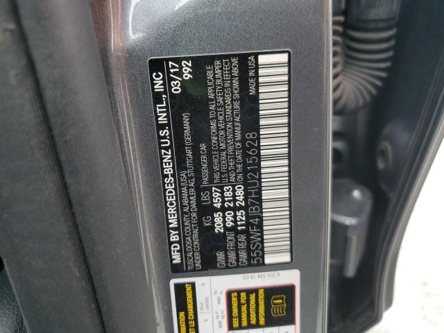 2017 MERCEDES-BENZ C 300 55SWF4JB7HU215628