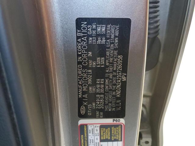 2016 KIA SOUL - KNDJN2A21G7260958