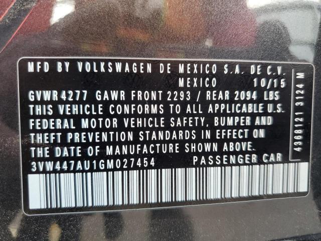 2016 VOLKSWAGEN GTI S/SE 3VW447AU1GM027454