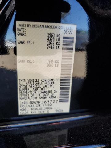 2022 NISSAN ALTIMA SV - 1N4BL4DV2NN383727