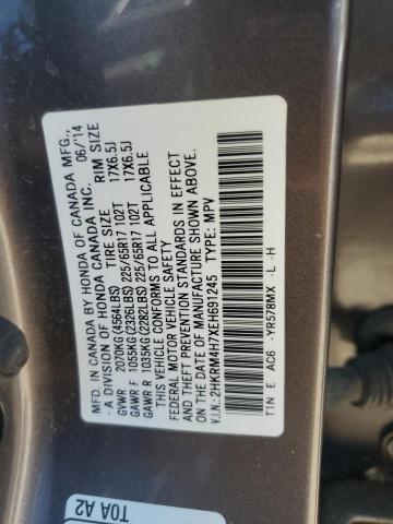2014 HONDA CR-V EXL - 2HKRM4H7XEH691245