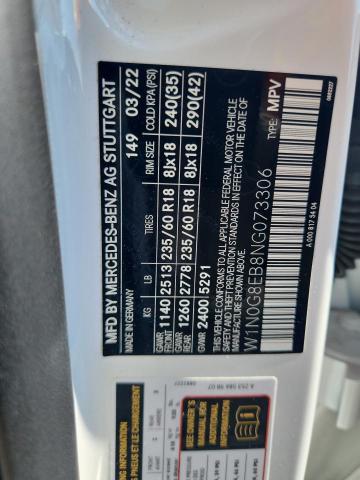 2022 MERCEDES-BENZ GLC 300 4M W1N0G8EB8NG073306