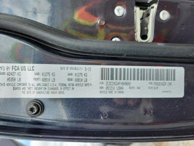 2015 CHRYSLER 300 S 2C3CCAGG0FH849602