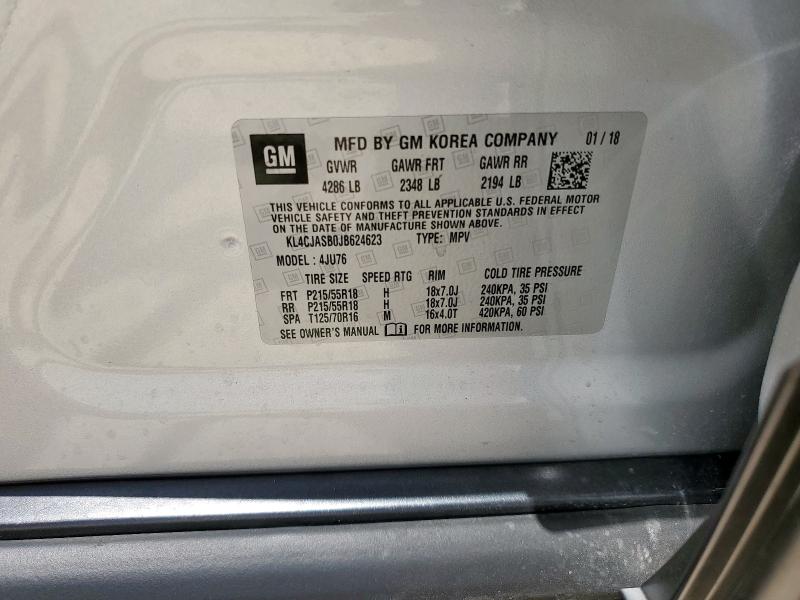 2018 BUICK ENCORE PRE KL4CJASB0JB624623