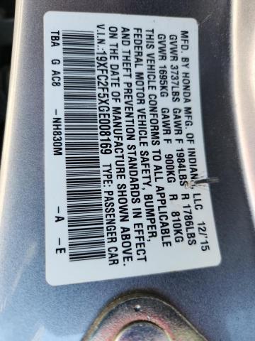 2016 HONDA CIVIC LX 19XFC2F5XGE008169