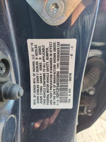 2019 HONDA CIVIC LX - 19XFC2F64KE035854