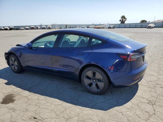 TESLA MODEL 3 2022 blue  electric 5YJ3E1EB0NF122168 photo #3