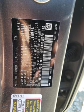 2018 HONDA CLARITY TO JHMZC5F39JC001000