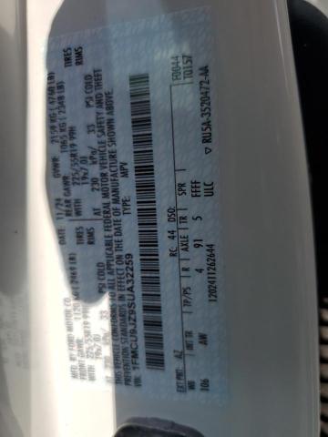 2025 FORD ESCAPE PLATINUM 1FMCU9JZ9SUA32259