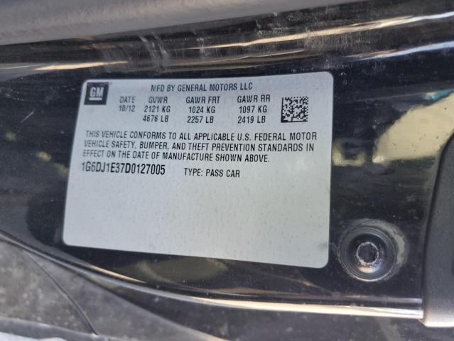 2013 CADILLAC CTS PERFOR - 1G6DJ1E37D0127005
