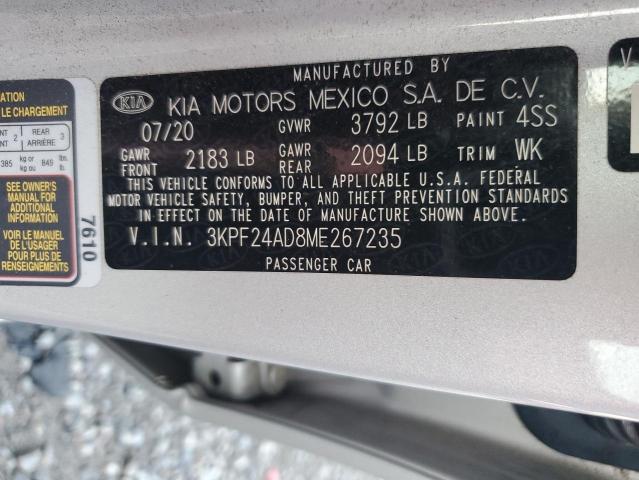 2021 KIA FORTE FE - 3KPF24AD8ME267235