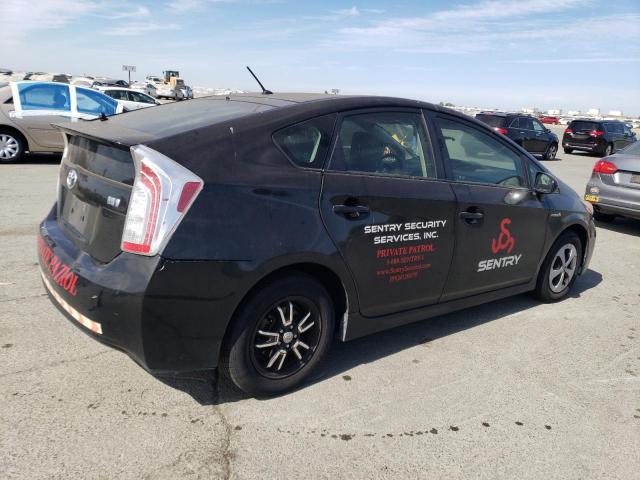 TOYOTA PRIUS 2012 black  hybrid engine JTDKN3DU8C5510807 photo #4