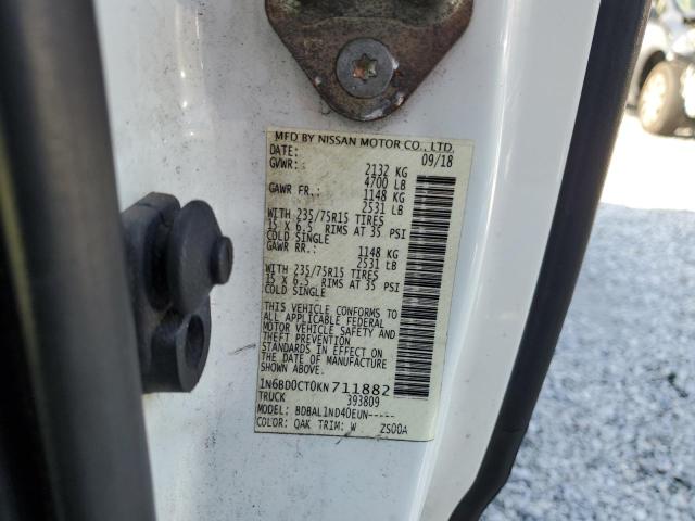 2019 NISSAN FRONTIER S 1N6BD0CT0KN711882