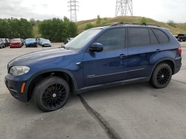 BMW X5 XDRIVE3 2012 blue 4dr spor gas 5UXZV4C5XCL749123 photo #1