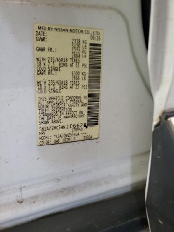 2017 NISSAN MURANO S - 5N1AZ2MG5HN106628