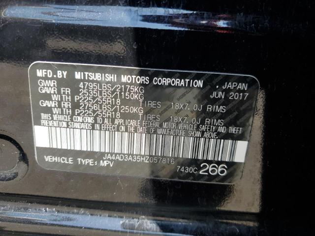 2017 MITSUBISHI OUTLANDER - JA4AD3A35HZ057816