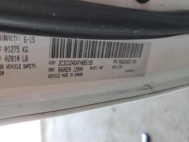 2015 DODGE CHALLENGER - 2C3CDZAGXFH865195