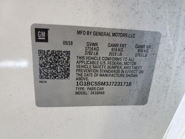 2018 CHEVROLET CRUZE LS - 1G1BC5SM3J7231716