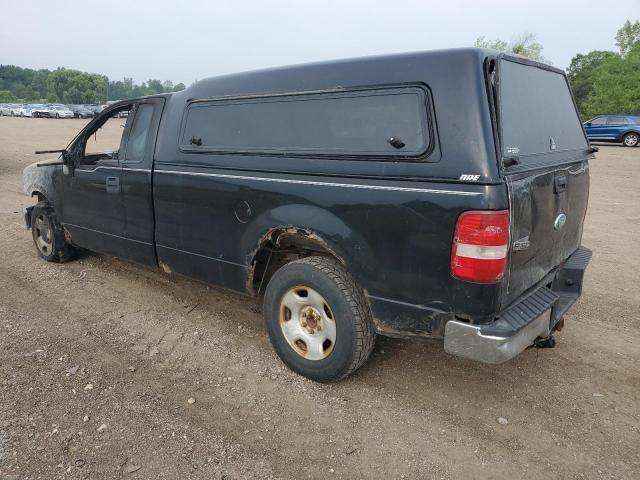 FORD F150 2008 black pickup gas 1FTRF12248KD18634 photo #3