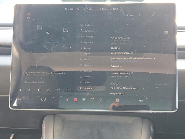 2024 TESLA MODEL 3 - 5YJ3E1EB1RF790020