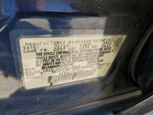 2012 NISSAN SENTRA 2.0 - 3N1AB6AP9CL687101