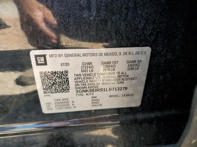 2020 CHEVROLET BLAZER 3LT 3GNKBDRS1LS713279