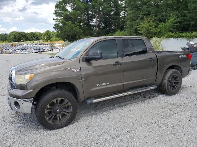 TOYOTA TUNDRA CRE 2010 tan crew pic gas 5TFEY5F13AX084285 photo #1