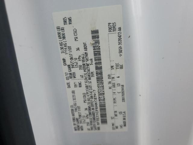 2017 FORD F150 SUPER - 1FTEX1CF6HKC87917