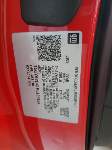 2023 CHEVROLET CORVETTE STINGRAY 1LT 1G1YA2D41P5129184
