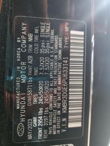 2023 HYUNDAI PALISADE X KM8R3DGE6PU633141