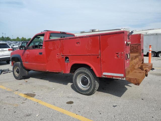 CHEVROLET GMT-400 K2 1995 red pickup gas 1GCGK24K2SE167322 photo #3