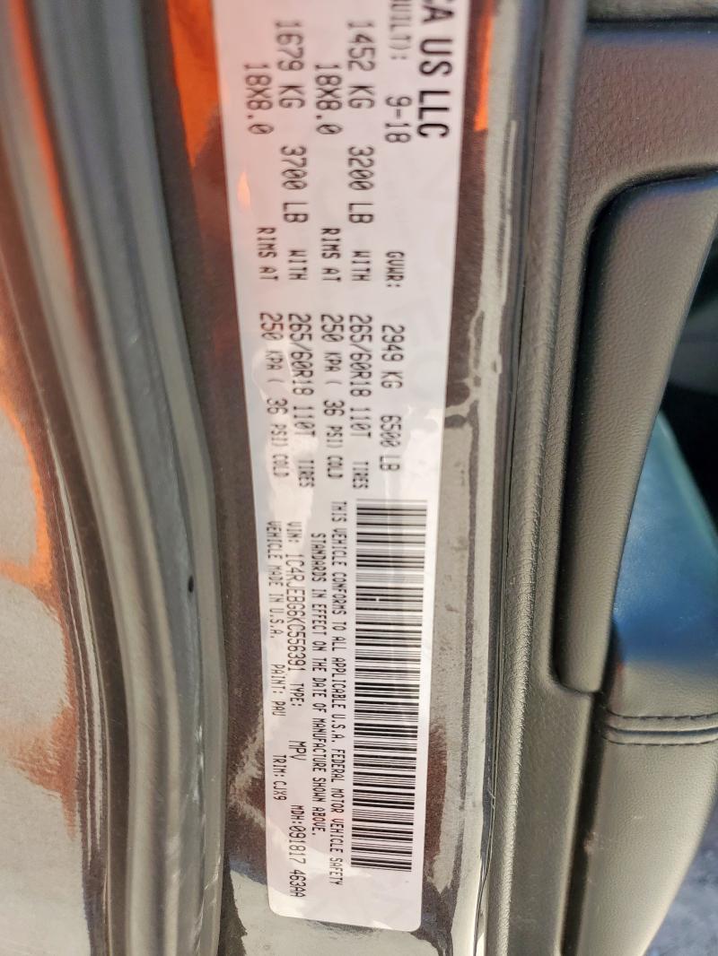 2019 JEEP GRAND CHER - 1C4RJEBG6KC556391