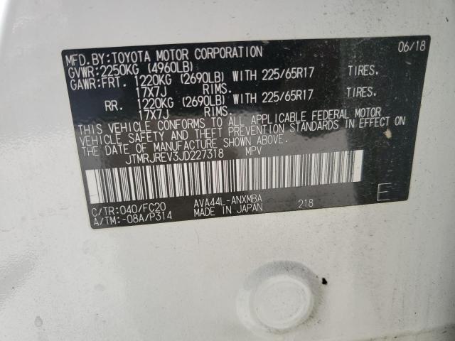 2018 TOYOTA RAV4 HV LE JTMRJREV3JD227318