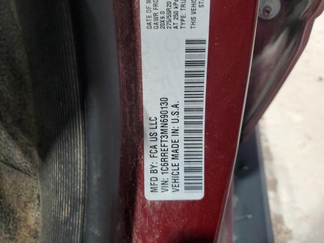 2021 RAM 1500 BIG H 1C6RREFT3MN690130