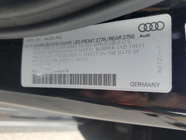 2018 AUDI A6 PREMIUM WAUG3AFC7JN022916