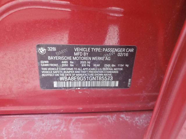 2016 BMW 328 I SULE - WBA8E9G51GNT85573