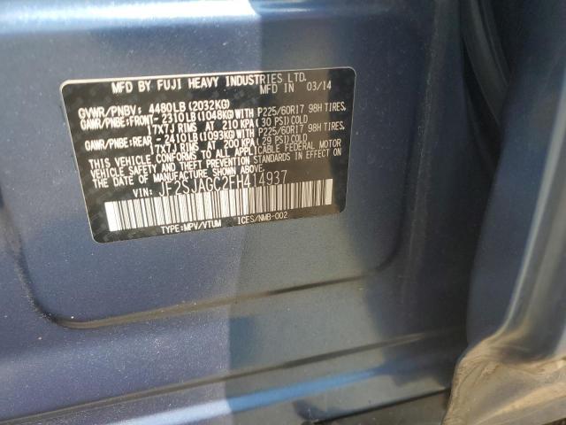 2015 SUBARU FORESTER 2 JF2SJAGC2FH414937