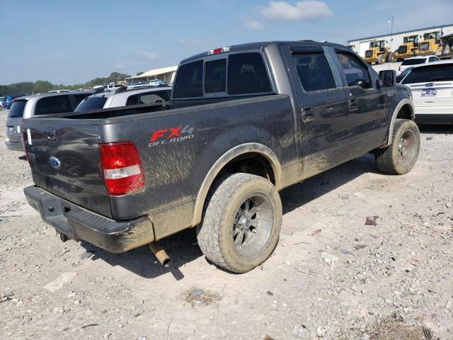 FORD F150 SUPER 2008 gray crew pic gas 1FTPW14588FB27483 photo #4