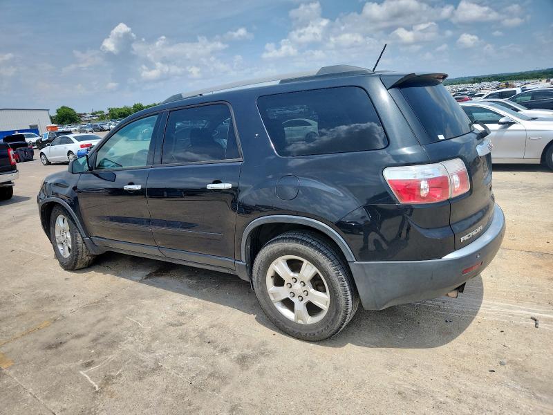 GMC ACADIA SLE 2012 black  gas 1GKKRPED1CJ348718 photo #3