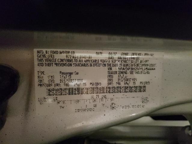 2017 FORD FOCUS SEL - 1FADP3H2XHL264444