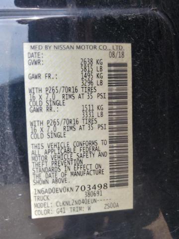 2019 NISSAN FRONTIER S 1N6AD0EV0KN703498