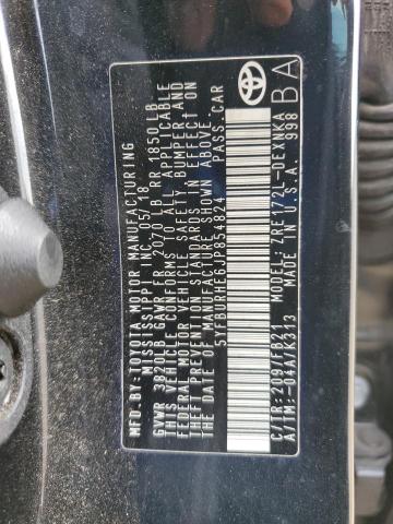 2018 TOYOTA COROLLA L - 5YFBURHE6JP854824