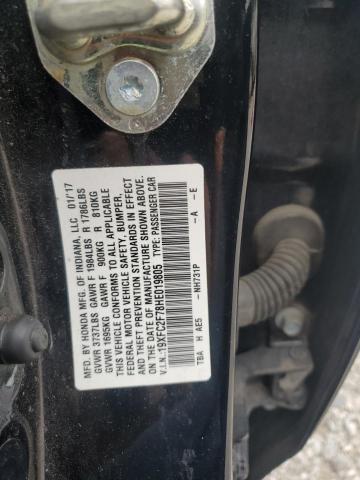2017 HONDA CIVIC EX 19XFC2F78HE019805