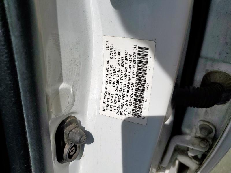 2017 HONDA ACCORD SPO 1HGCR2F52HA194328