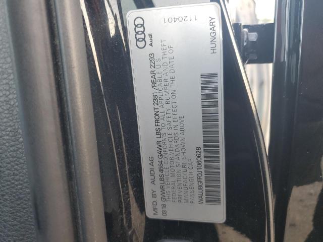 2018 AUDI A3 PREMIUM WAUJ8GFF0J1060628