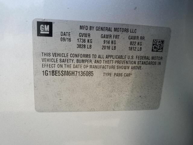 2017 CHEVROLET CRUZE LT #3266750374